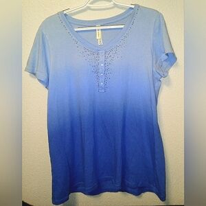 White Stag Blue Faded Summer Top